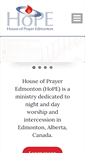 Mobile Screenshot of hopedmonton.ca